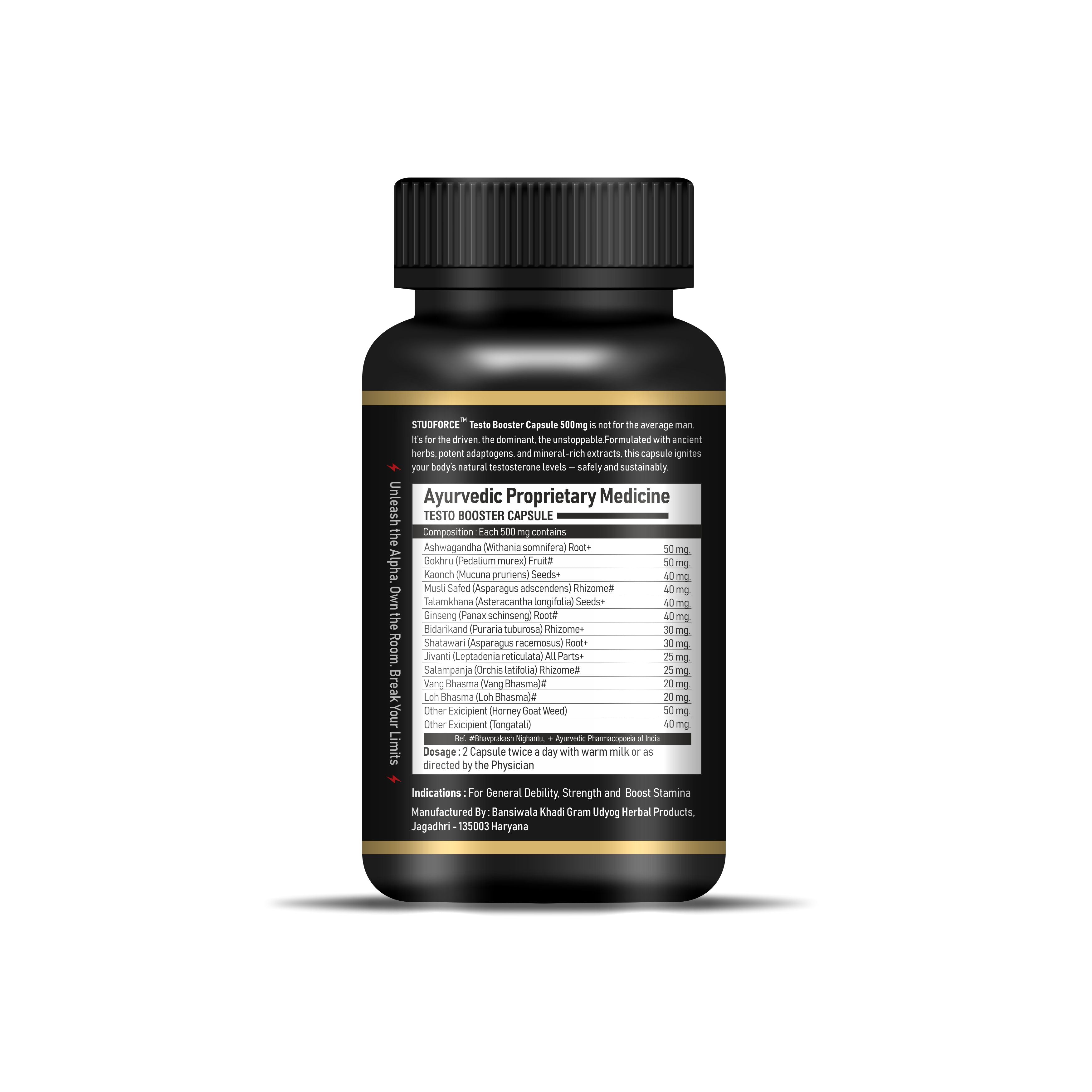 TESTO BOOSTER 500 CAPSULES